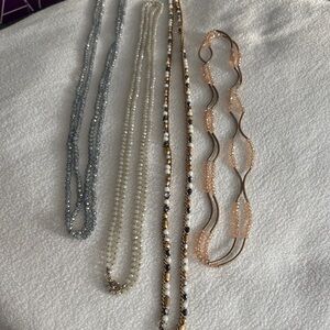 Elegant Multi-Color Beaded Necklace Set